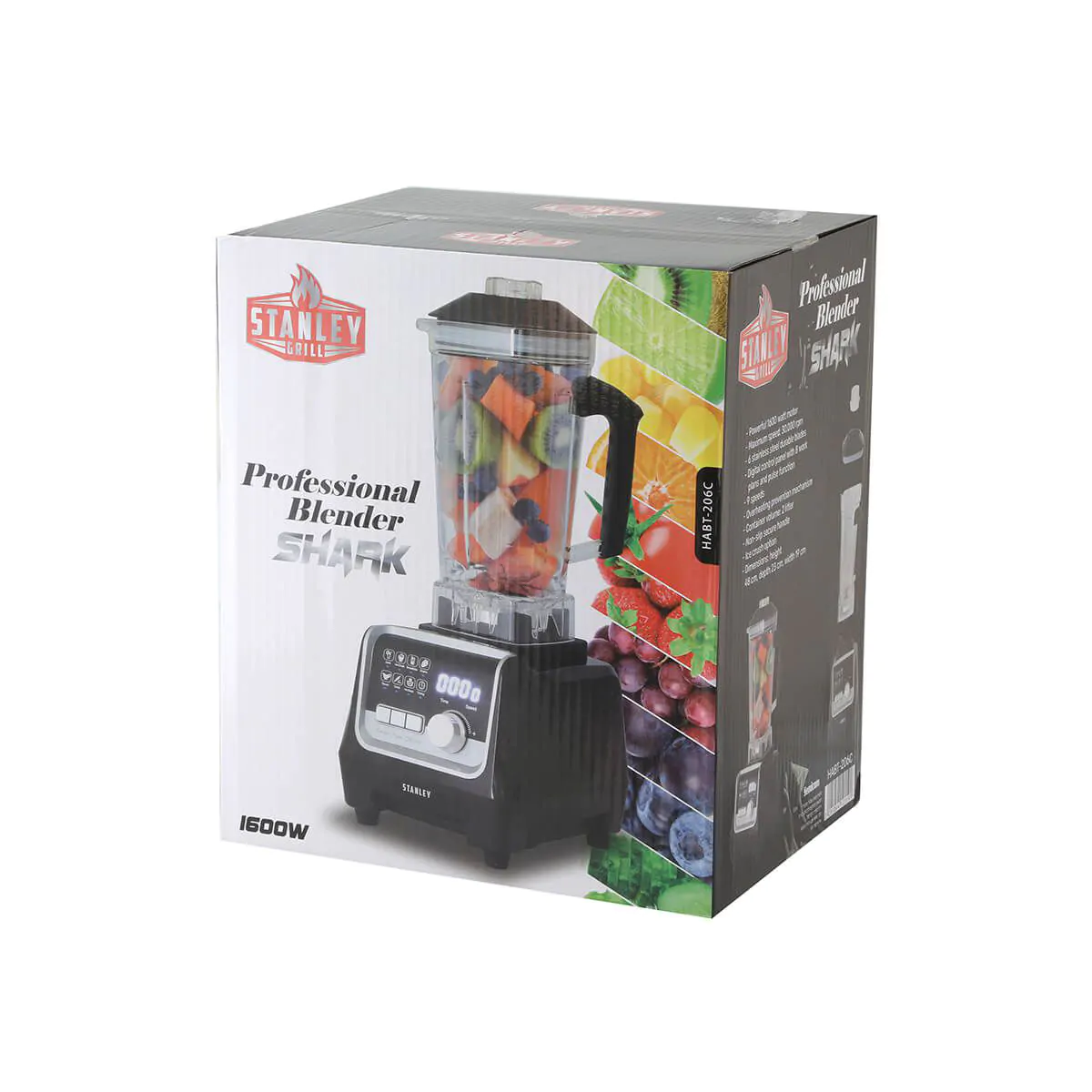 בלנדר חשמלי 1600W עם 8 תוכניות הפעלה – תמונה 4